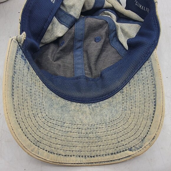 Adidas Distressed Gray Climalite Dad Cap Causal Athletic Outdoors Comfort - Picture 8 of 9